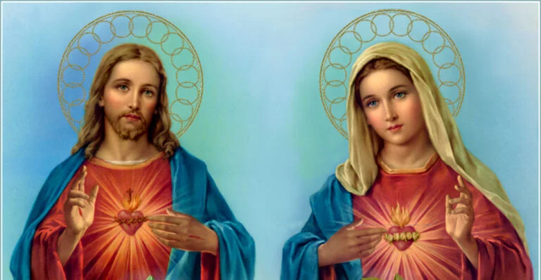 sagrado coraçao de jesus e de maria